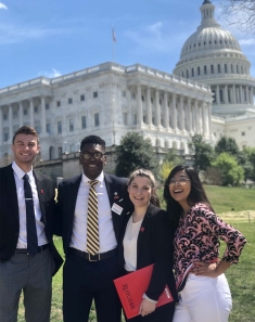 Rutgers students on Advocacy Day